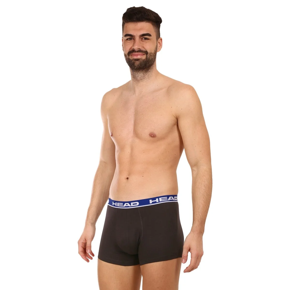 HEAD 2PACK pánské boxerky černé (701202741 008) M