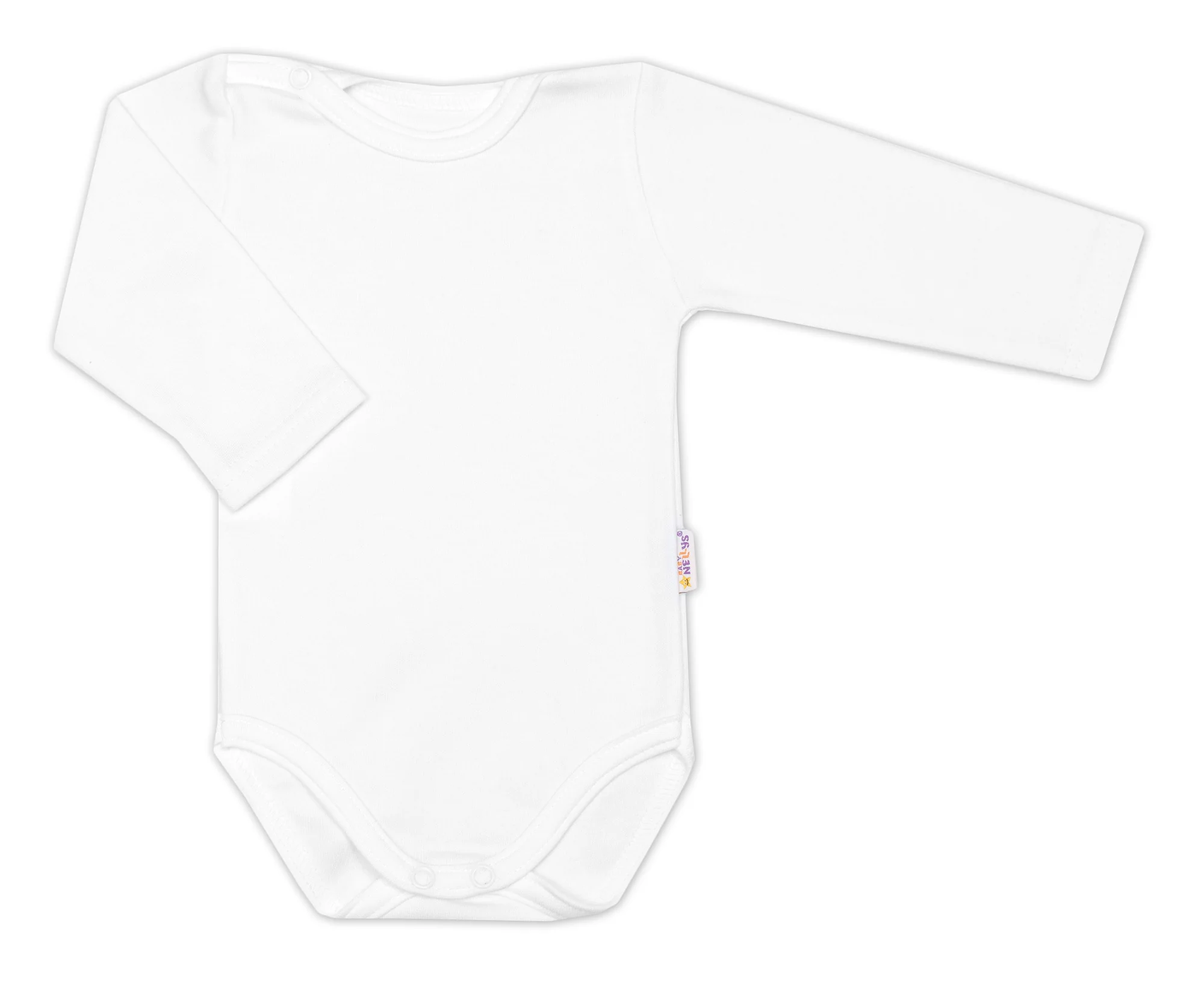 Baby Nellys Žebrovaná sada, Star 5D, body, polodupačky, kabátek, čepička, rukavice -, bílá