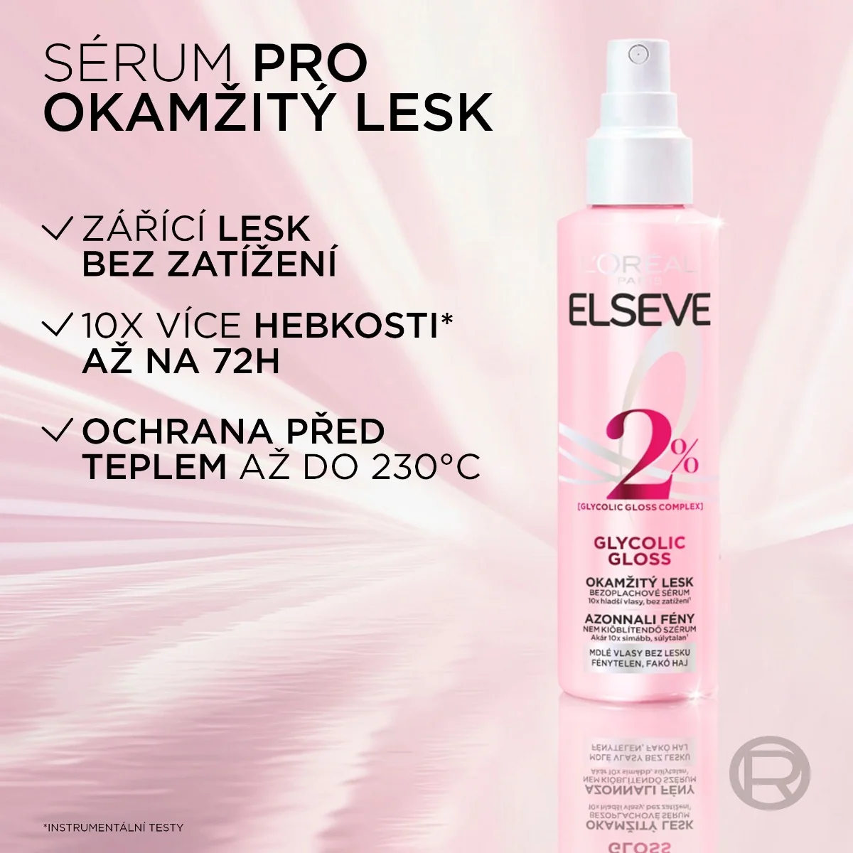 Loréal Paris Elseve Glycolic Gloss sérum ve spreji 150 ml