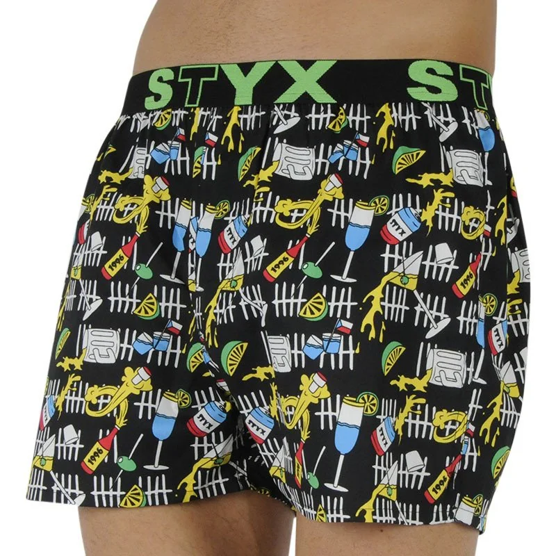 Styx Pánské trenky art sportovní guma párty (B1251) M