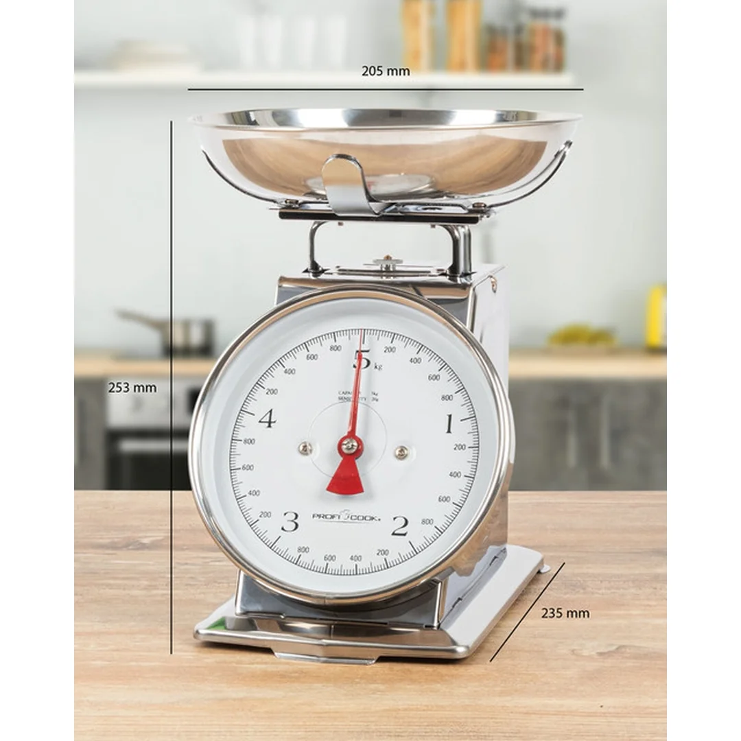 ProfiCook KW 1247 RETRO kuchňská váha,nerez,ECO