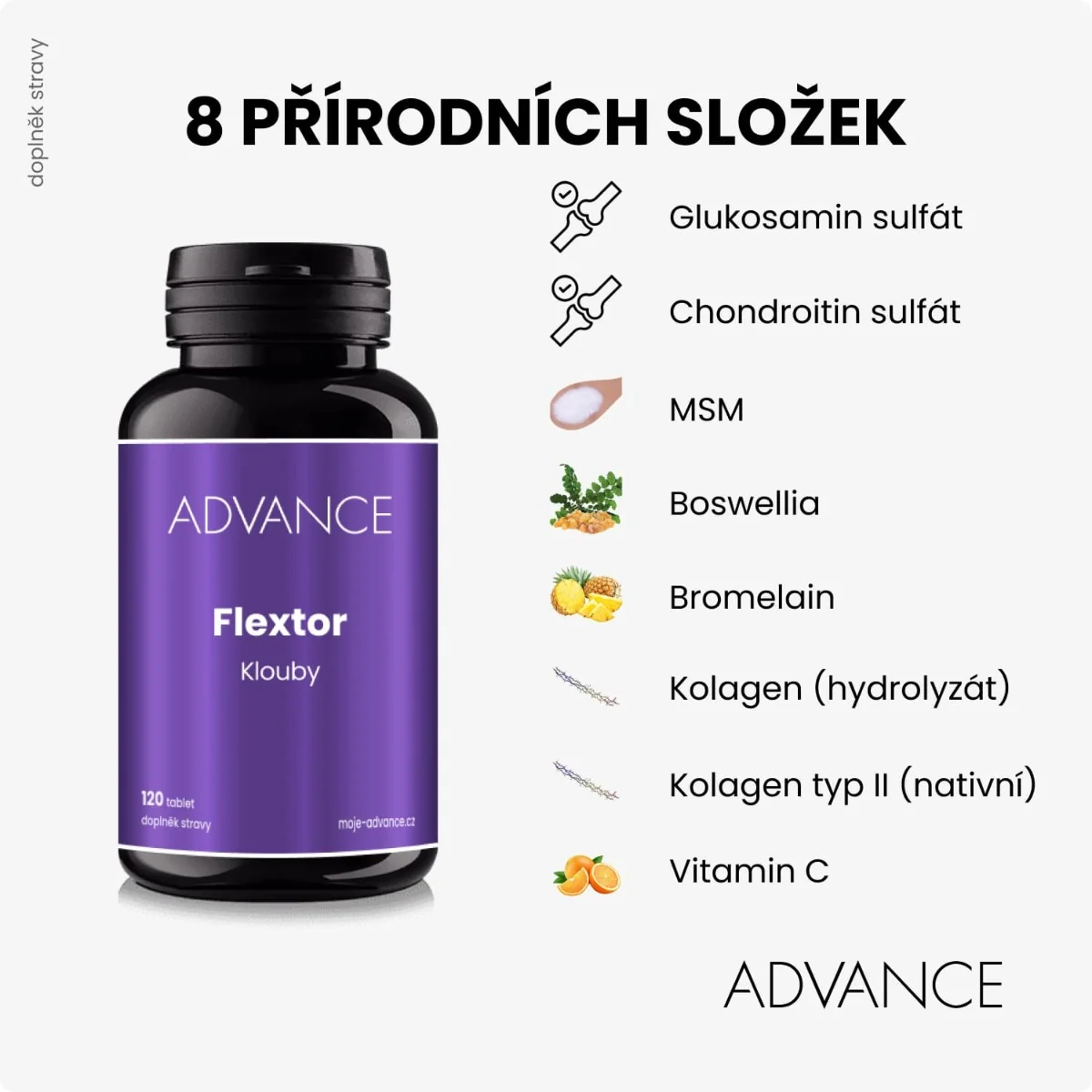 ADVANCE Flextor klouby 120 tablet