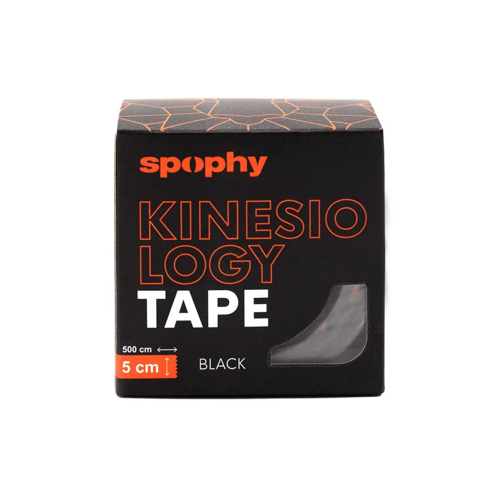 Spophy Kinesiology Tape 5 cm x 5 m tejpovací páska černá