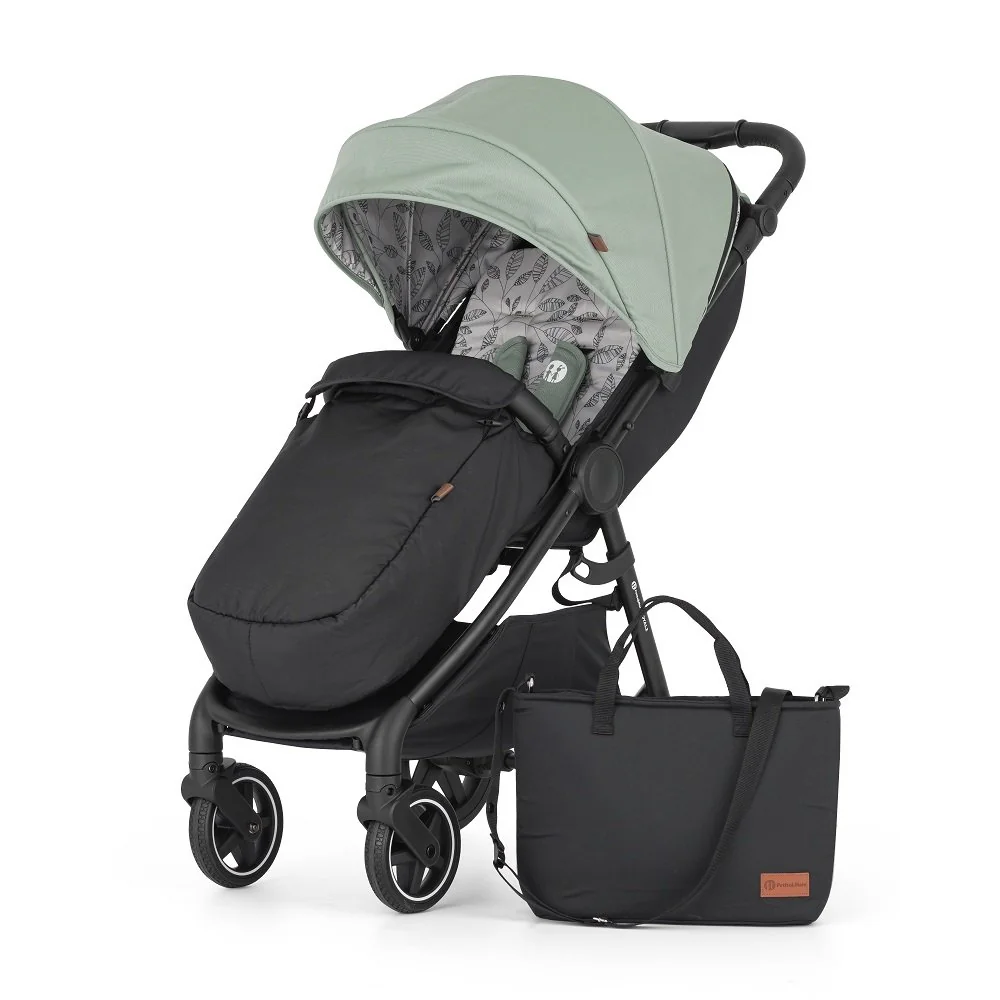 Petite&Mars Kočárek sportovní Royal3 Black Iron Green