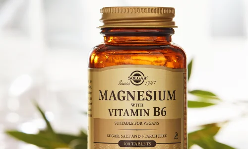 Solgar Hořčík plus vitamín B6 100 tablet Solgar Hořčík plus vitamín B6 100 tablet