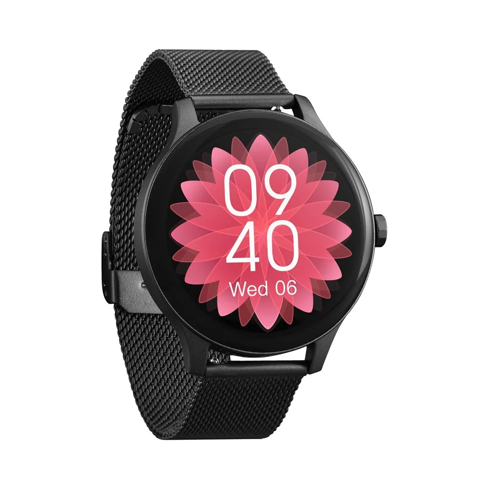 Garett Smartwatch Classy smart hodinky Black Steel