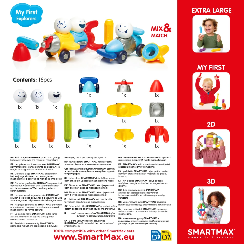 Smartmax Moji první dobrodruzi - 16 ks
