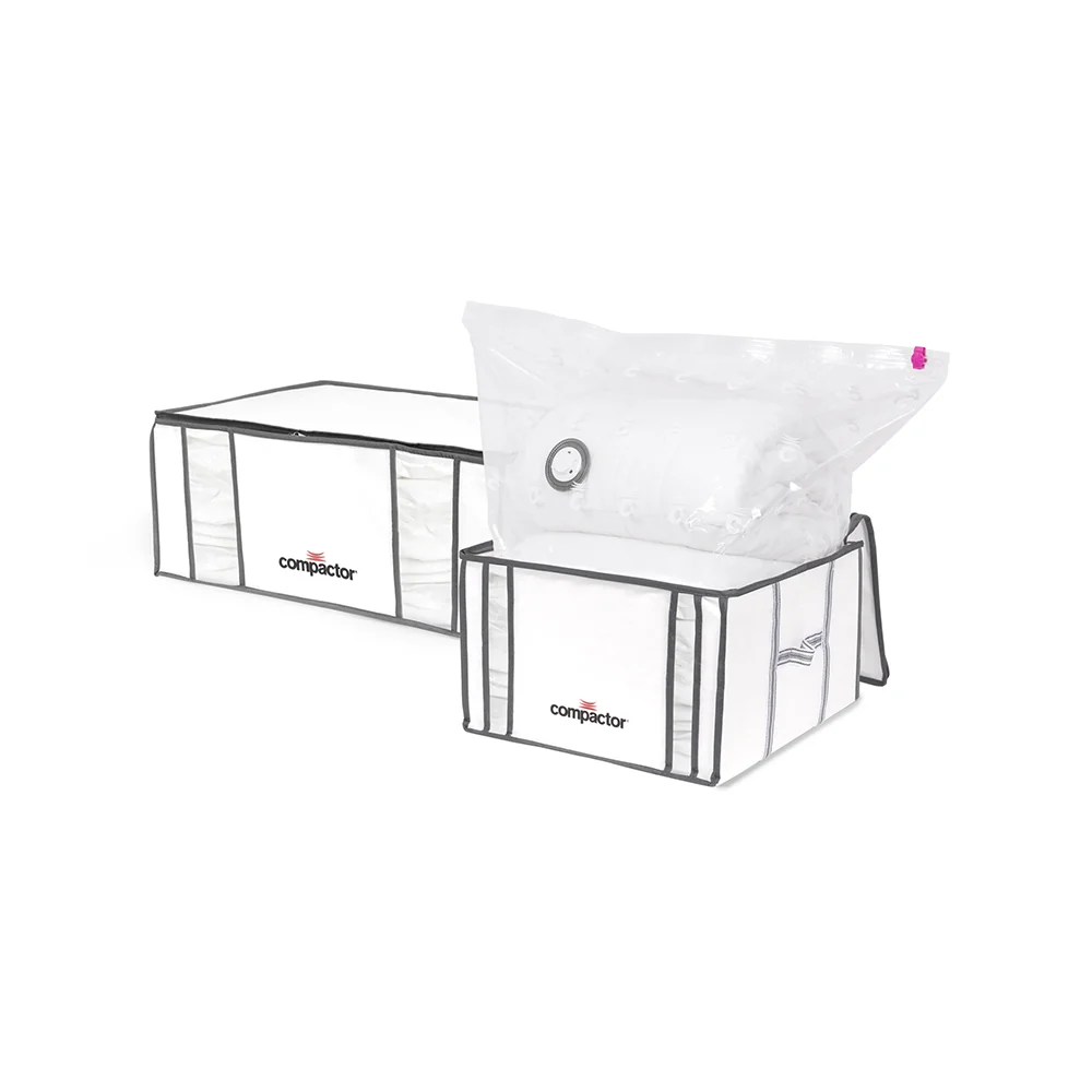 Compactor Life M 125 litrů + XL 190 litrů vakuové boxy 2 ks