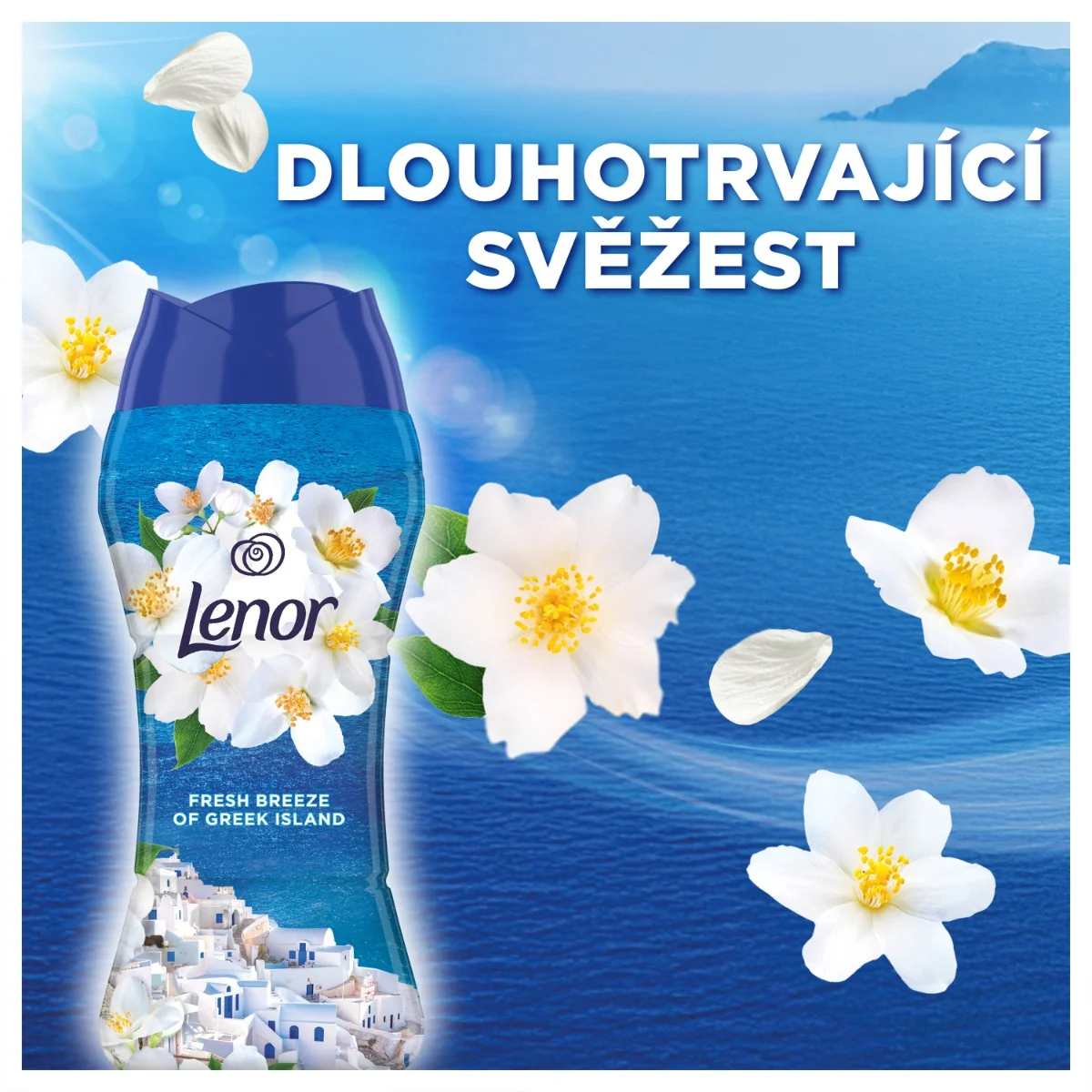Lenor Vonné perličky Fresh Breeze Of Greek Island 195 g