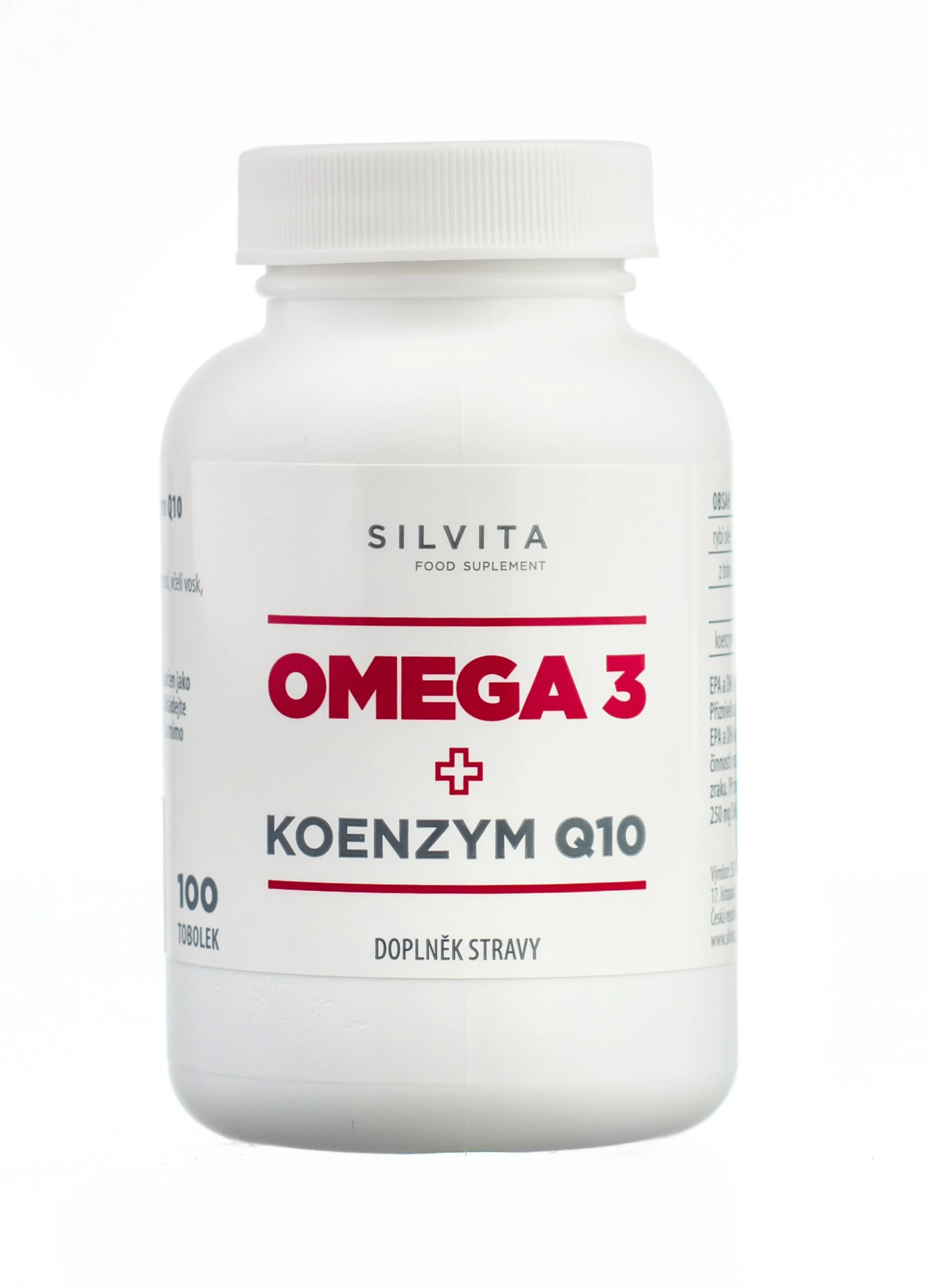 Silvita Omega 3 + koenzym Q10 100 tobolek