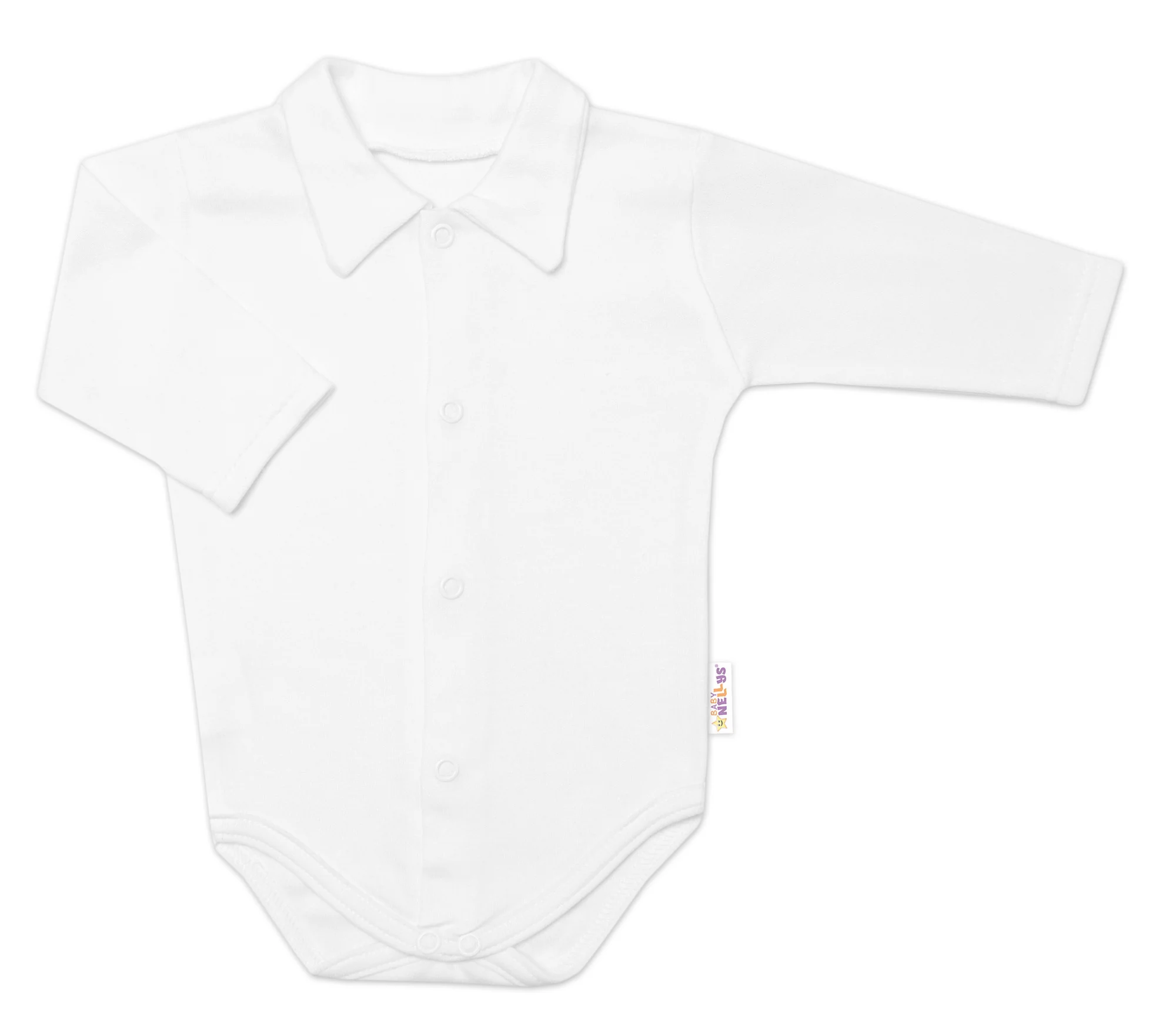 Baby Nellys 2D sada Star, body dl. rukáv,pletené dupačky, béžové,62