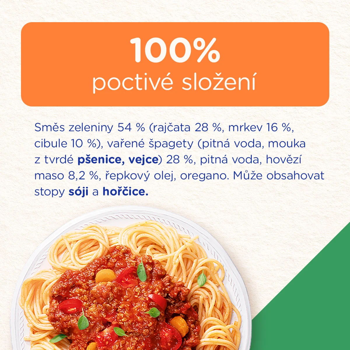 Sunar Příkrm Špagety s boloňskou omáčkou 6m+ kapsička 120 g
