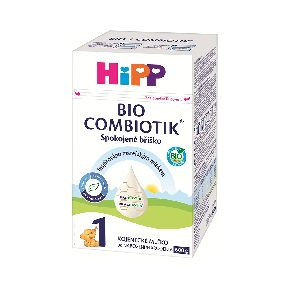 Hipp BIO Combiotik 1 Počáteční mléčná kojenecká výživa 600 g
