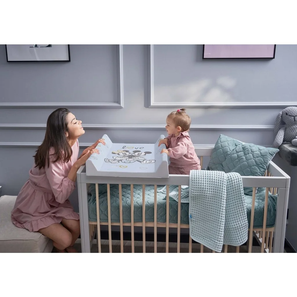 Ceba Podložka přebalovací s pevnou deskou COMFORT (50x70) Disney Minnie & Mickey Blue