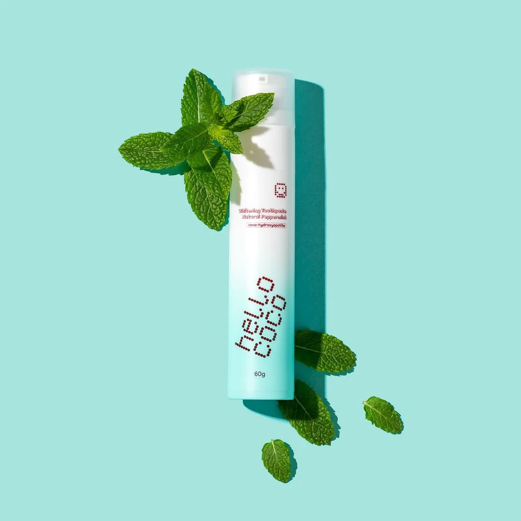 Hello Coco n-HA Bělicí zubní pasta Peppermint 60 g