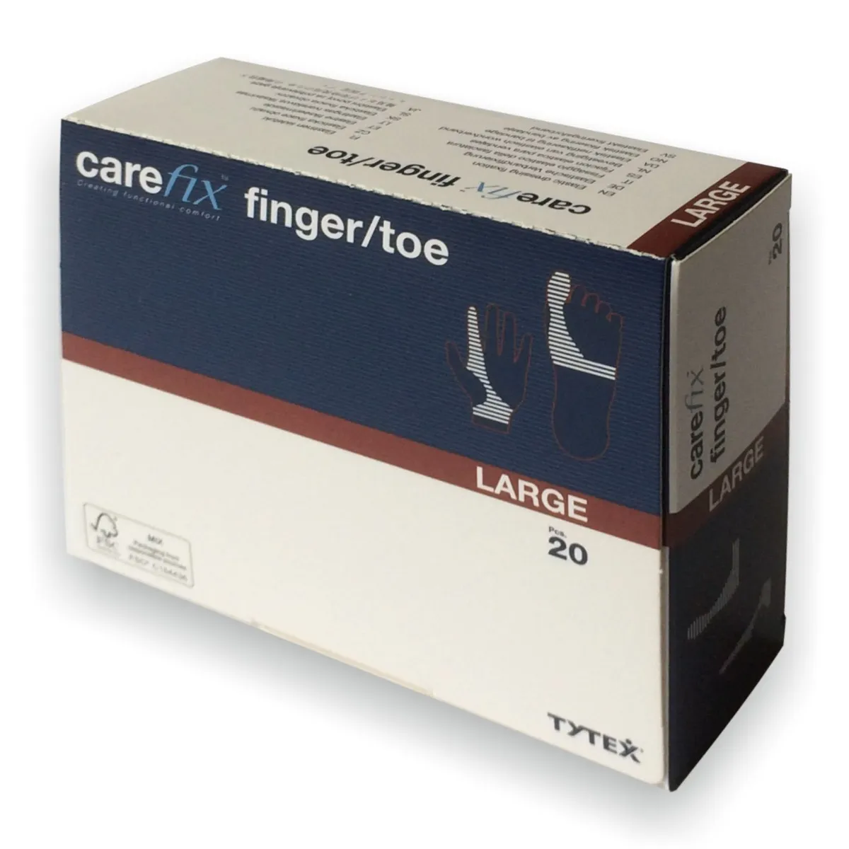 CareFix Finger/Toe vel. L elastický síťový obvaz 20 ks