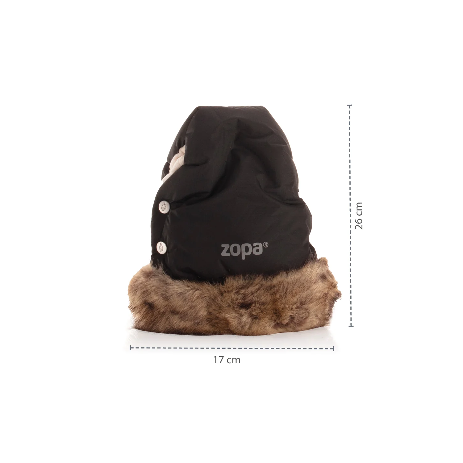 Zopa Zimní rukavice Fluffy 2, Old Pink 1