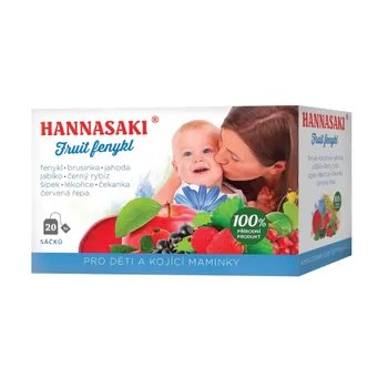 Hannasaki Fruit Fenykl pro děti a kojící maminky 20 sáčků