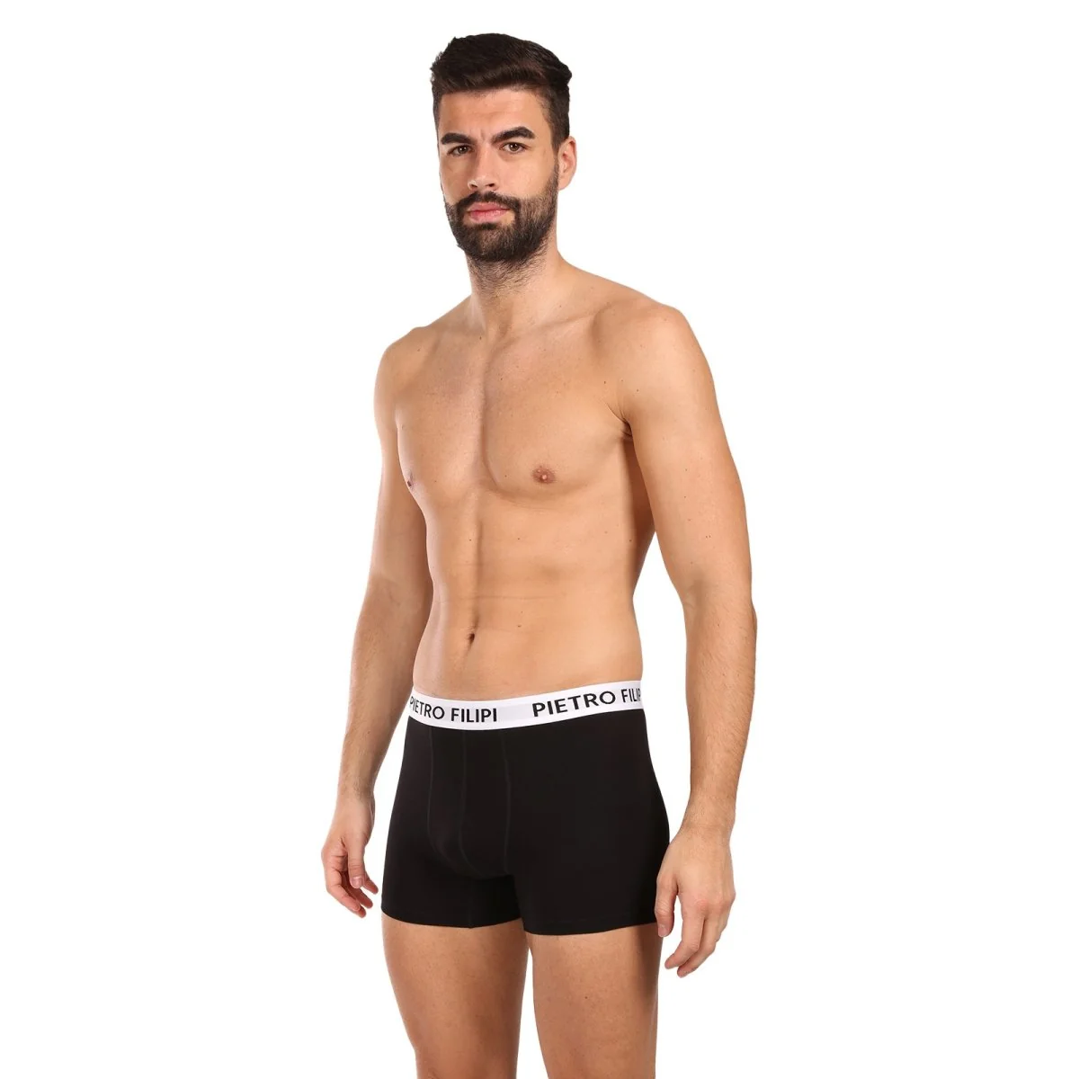 Pietro Filipi 5PACK pánské boxerky černé (5BCL003) M