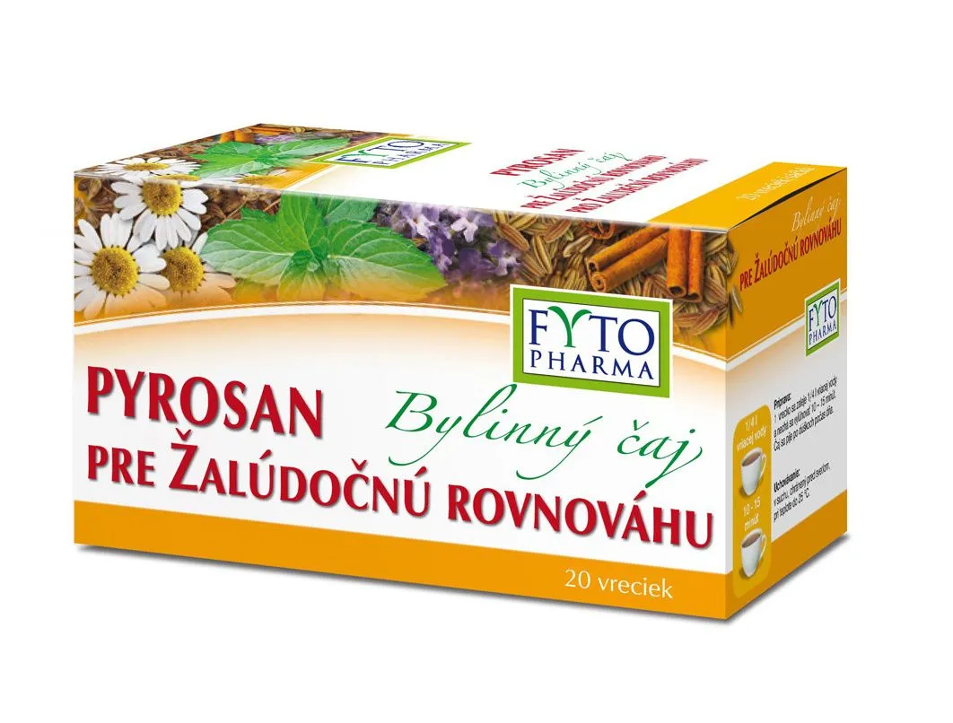 Fytopharma Pyrosan Bylinný čaj pro žaludeční rovnováhu