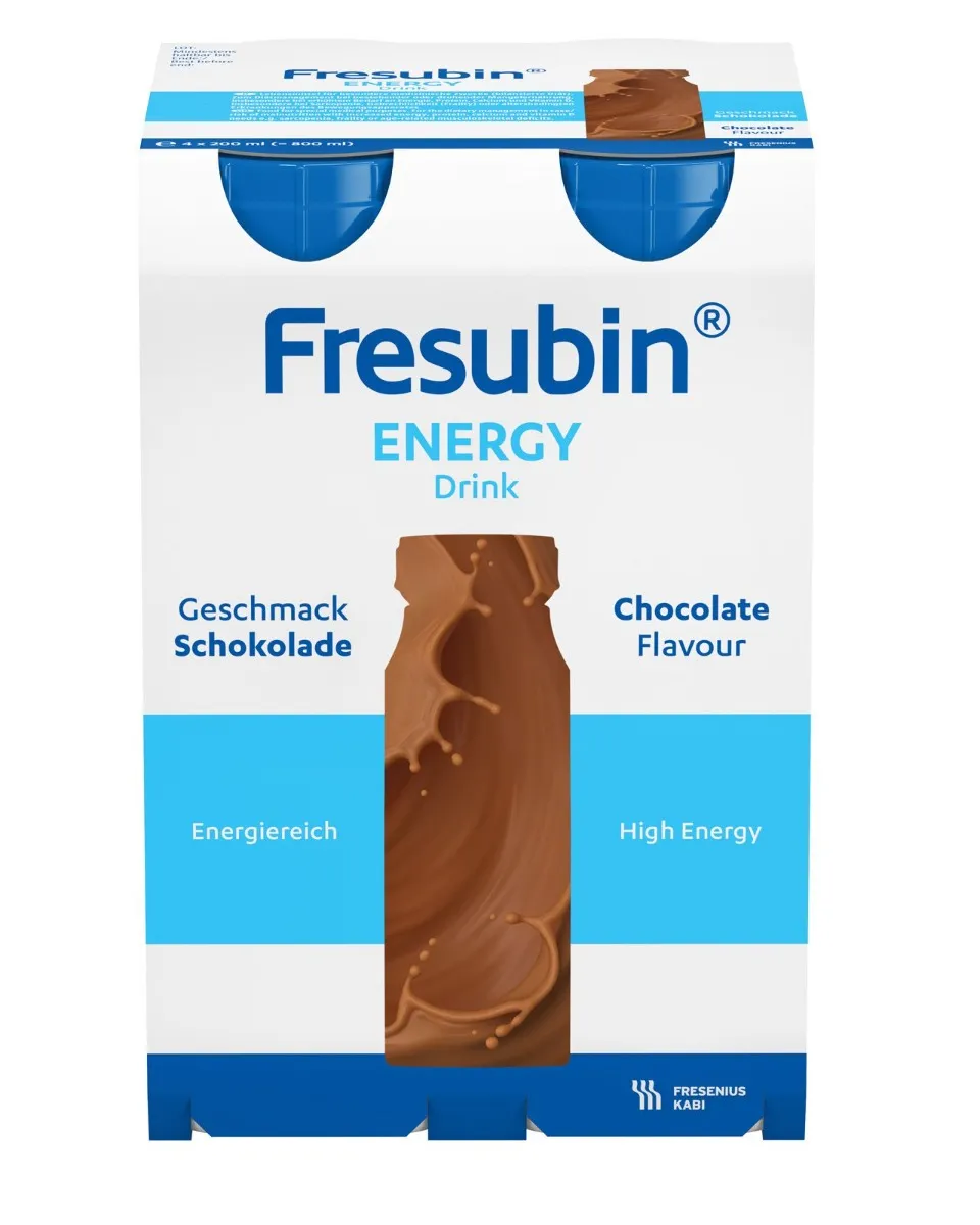 Fresubin Energy DRINK Čokoláda 4x200 ml