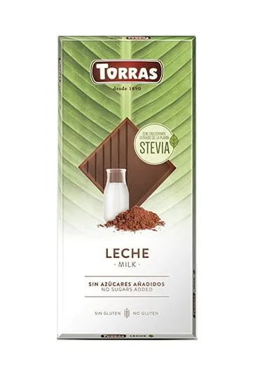 Torras Leche Milk čokoláda se stévií 100 g