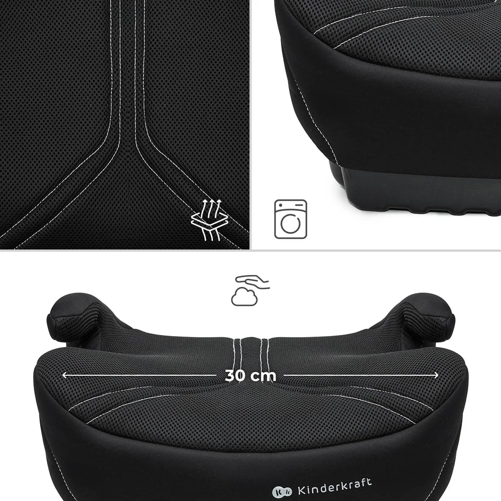 Kinderkraft Podsedák I-Boost 2 Pro (125–150 cm) Black