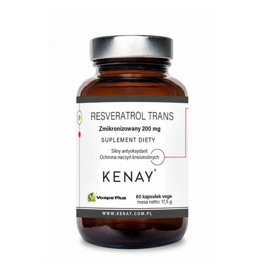 Kenay Trans resveratrol mikronizovaný 200 mg 60 kapslí