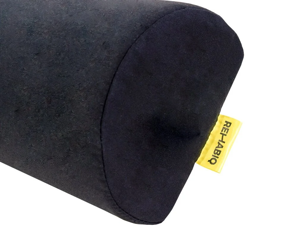 Rehabiq bederní opěrka půlválec 28 x 9 cm černá