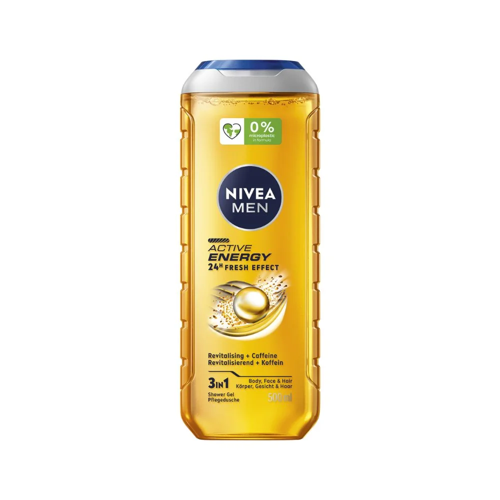 Nivea Men Active Energy 3v1 sprchový gel 500 ml