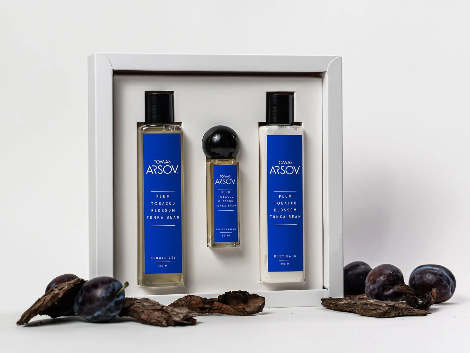 Tomas Arsov Plum Tobacco Blossom Tonca Bean dárková sada