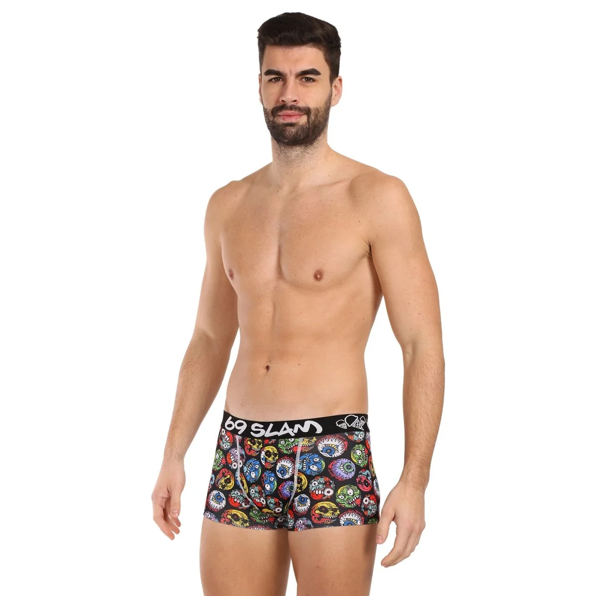 69SLAM Pánské boxerky hip monster ball mason (MSYMNR-PO) L