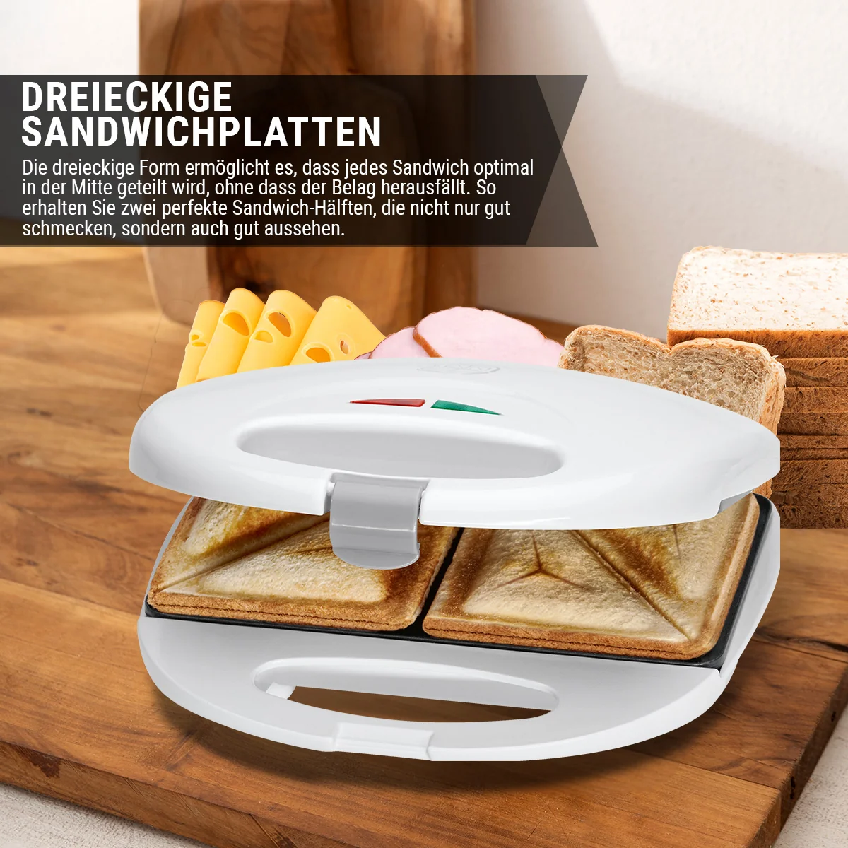 CLATRONIC ST 3477 sendvičovač bílý