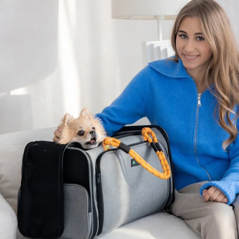 PetiGIO peti-to-Travel přenosná taška pro psy a kočky Grey