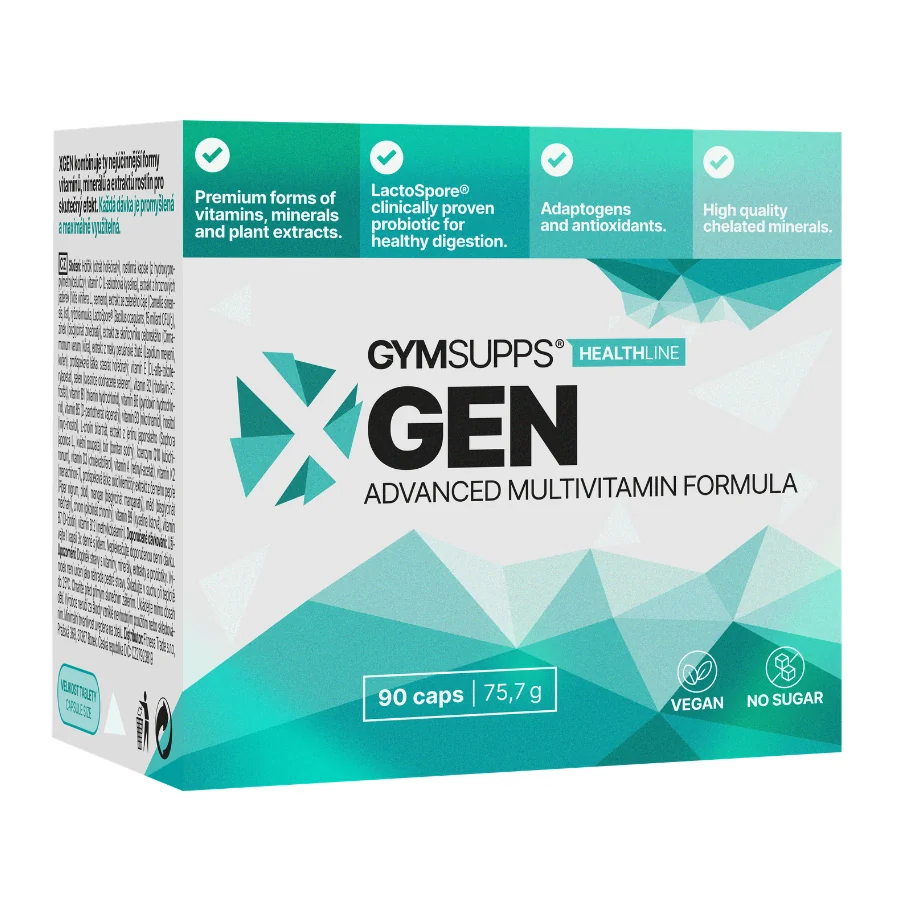 Gymsupps XGen - komplexní multivitamín 90 Kapslí 