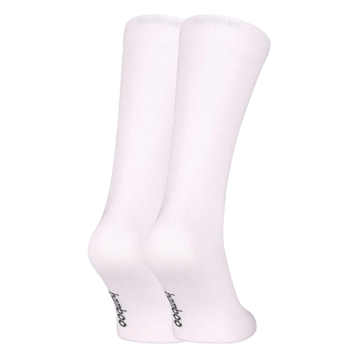 Nedeto 3PACK ponožky vysoké bambusové bílé (3PBV02) L