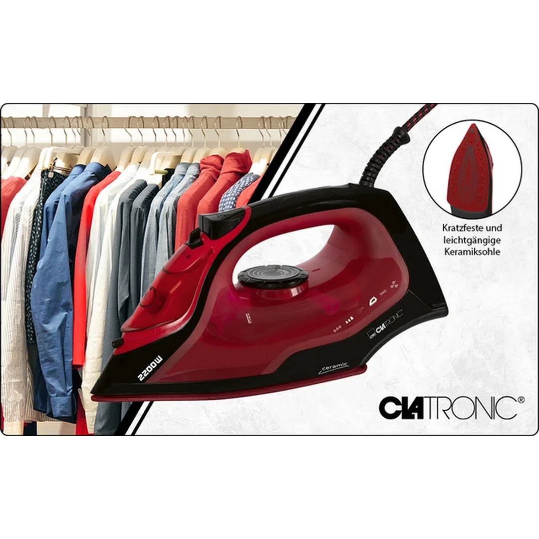 CLATRONIC DB 3752 žehlička,keram. 2200W