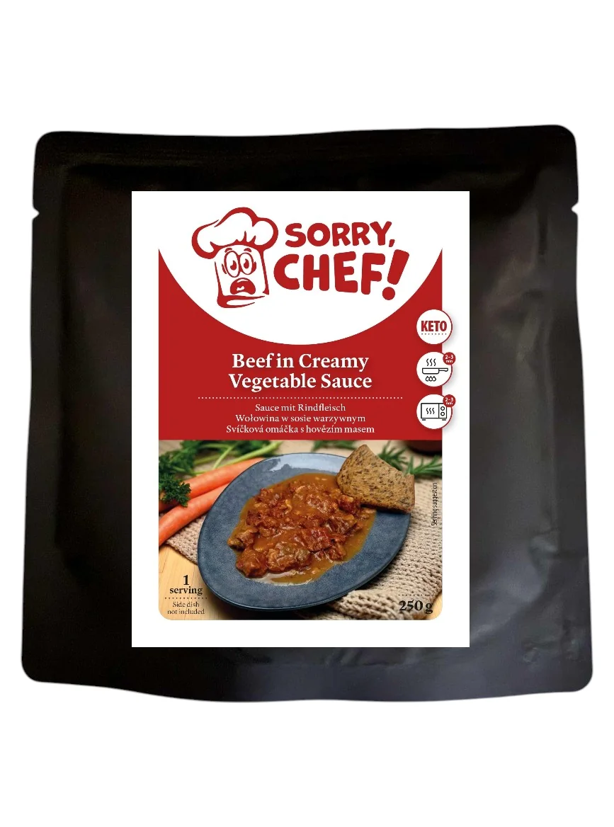 Sorry Chef Svíčková omáčka KETO 2x 250 g výhodné balení (500 g)