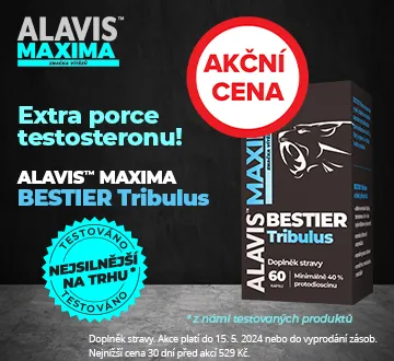 Alavis Maxima Bestier Tribulus akční cena (květen 2024)
