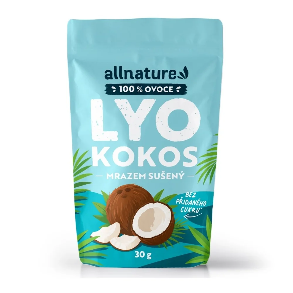 Allnature Kokos sušený mrazem 30 g