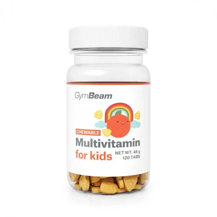 GymBeam Multivitamíny pro děti 120 cucacích tablet