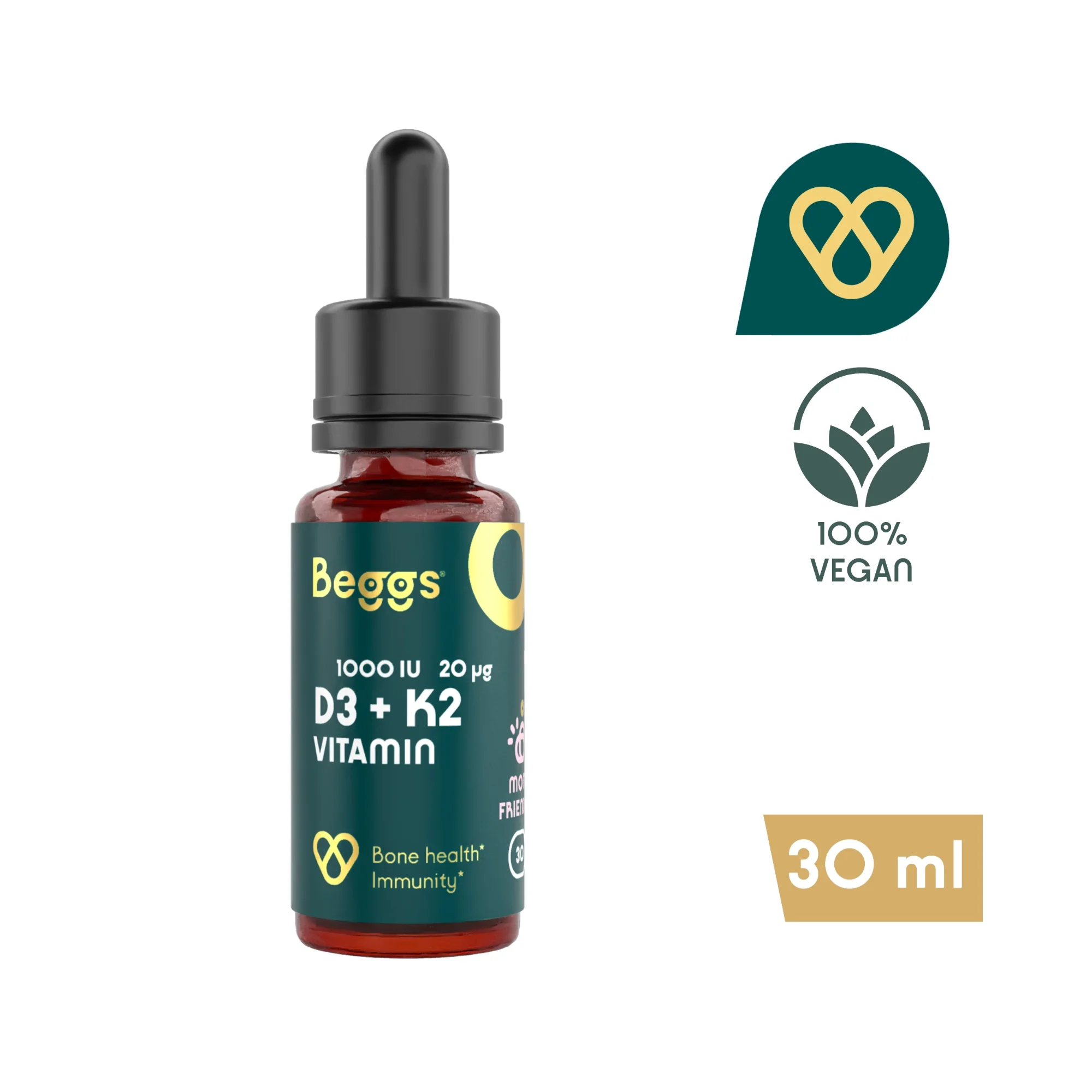 Beggs Vitamín D3 + K2 30 ml