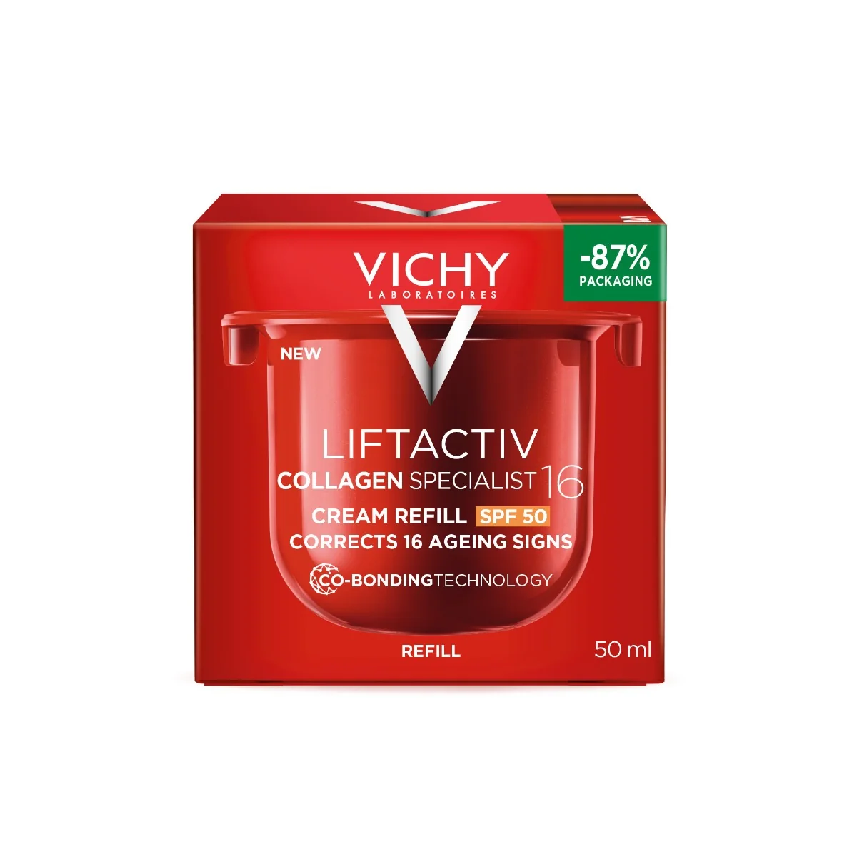 Vichy Liftactiv Collagen Specialist 16 SPF50 denní krém –⁠⁠⁠⁠⁠⁠ náhradní náplň 50 ml