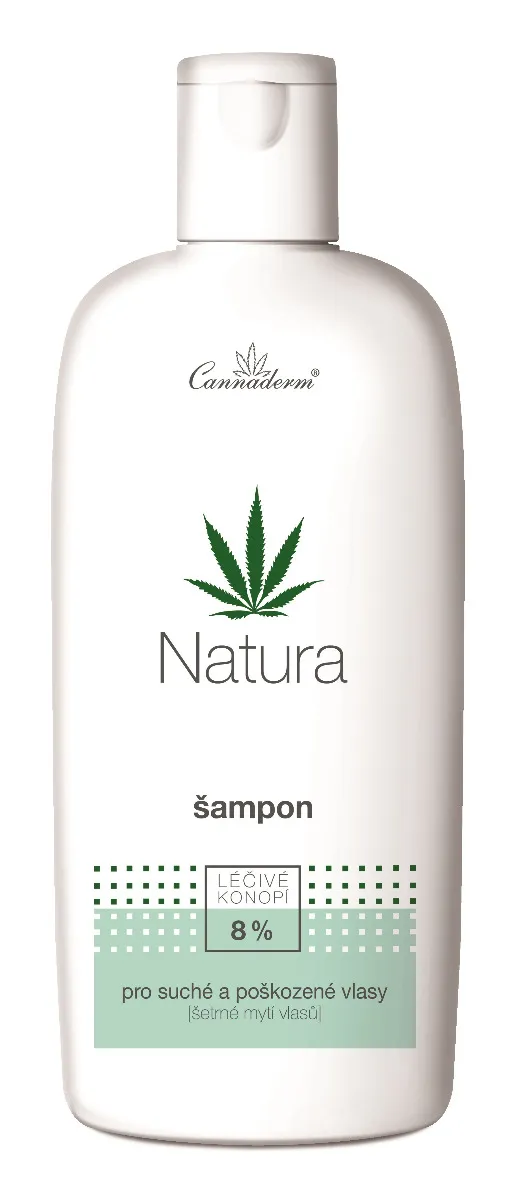 Cannaderm Natura Šampon na suché a poškozené vlasy