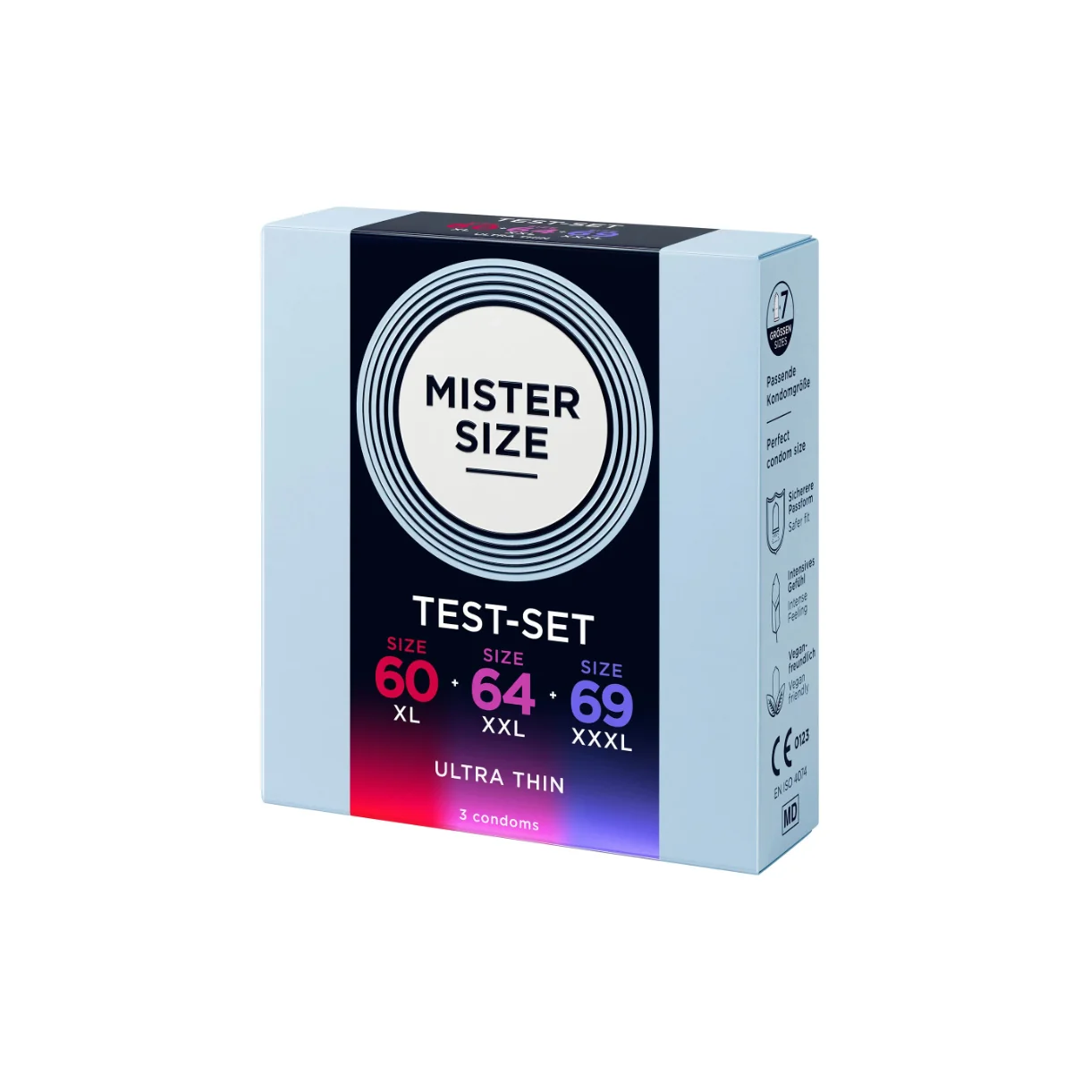 Shunga Mister Size 60-64-69 mm 3-pack