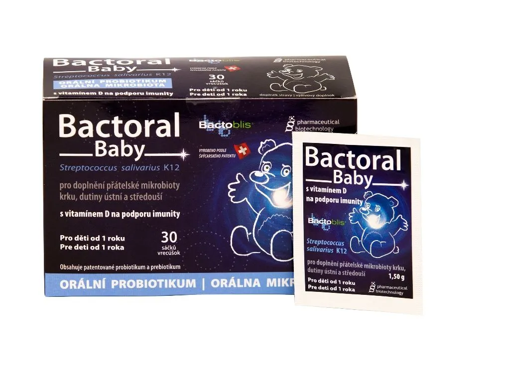 Bactoral Baby s vitamínem D 30 sáčků