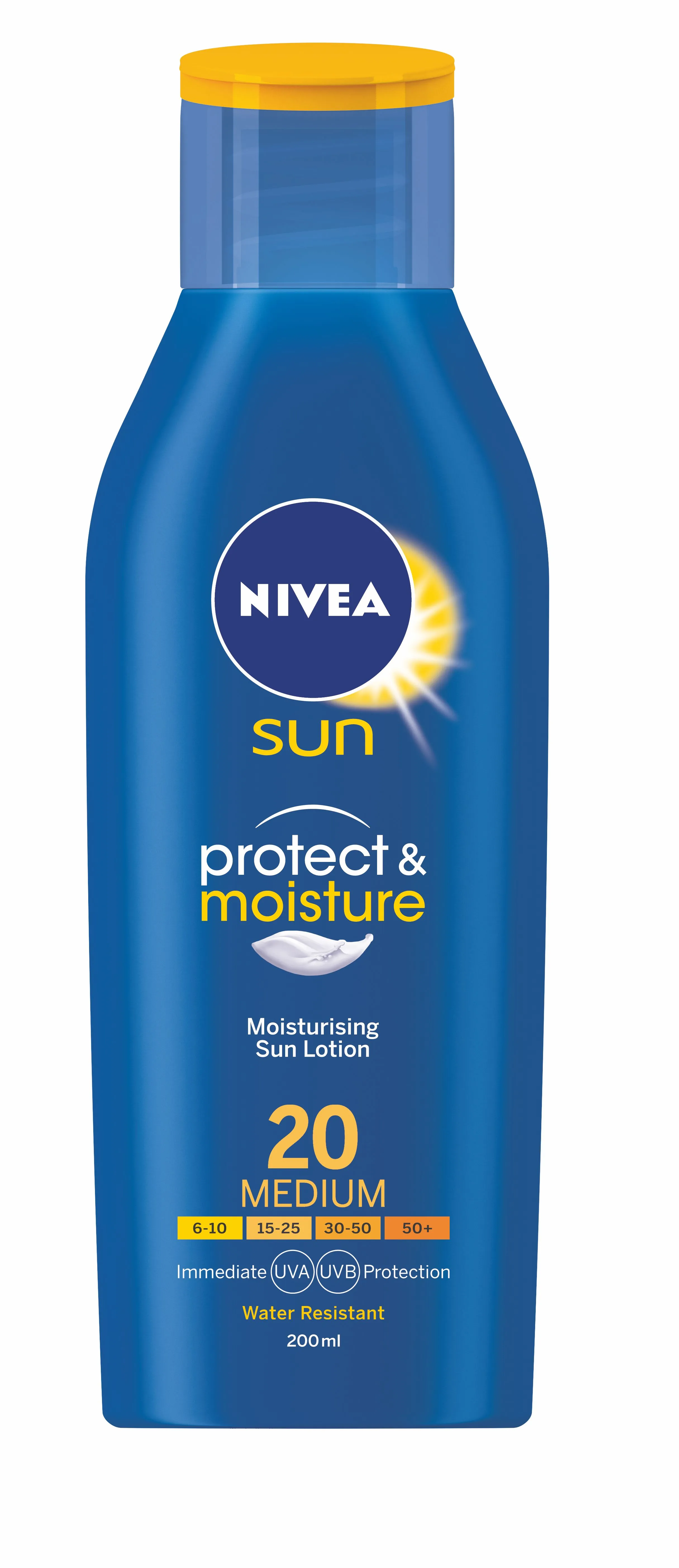 Nivea SUN Hydratační mléko na opalování OF20 200 ml