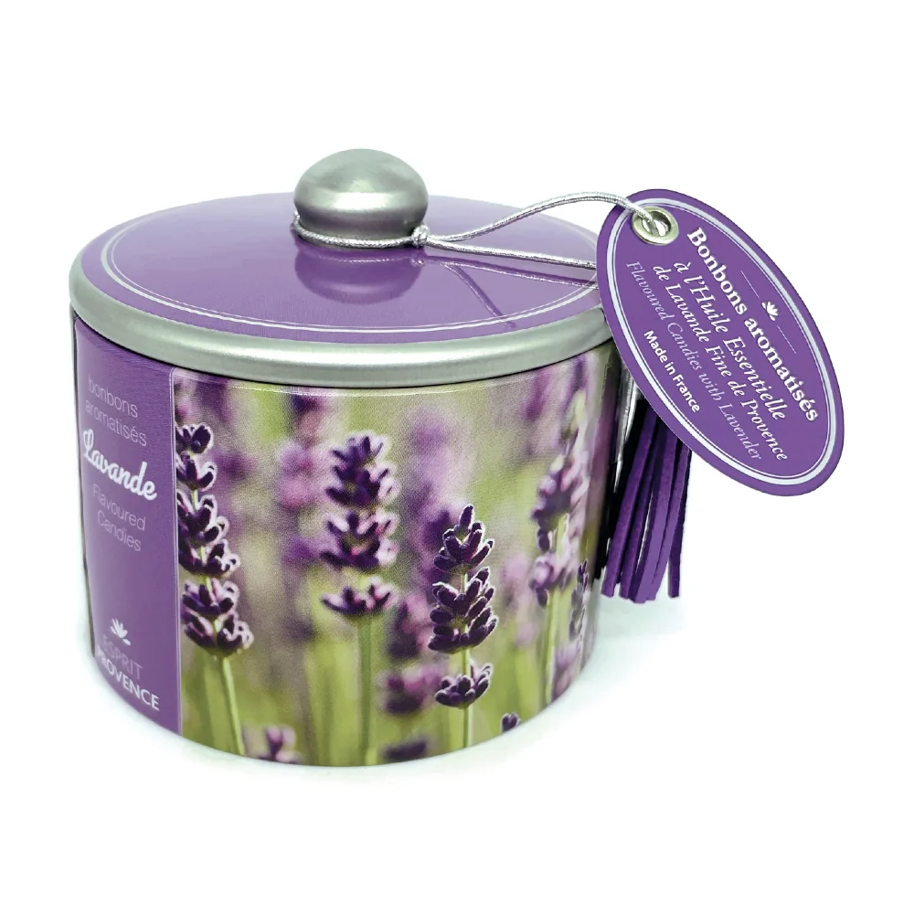 Esprit Provence Bonbony v plechovce s příchutí Levandule 85 g