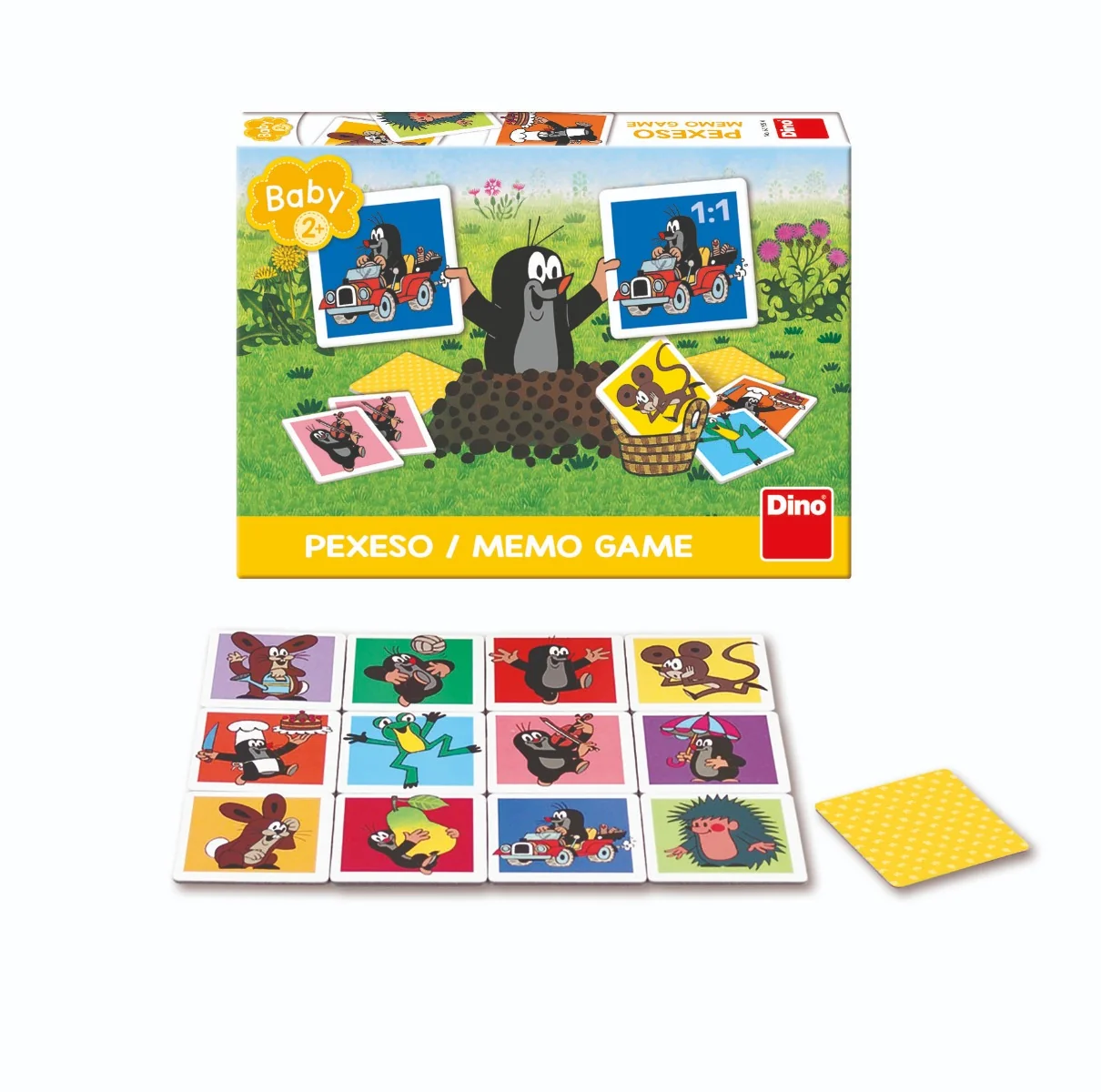 Dino Toys Velké Krtečkovo Pexeso Baby 24 kartiček