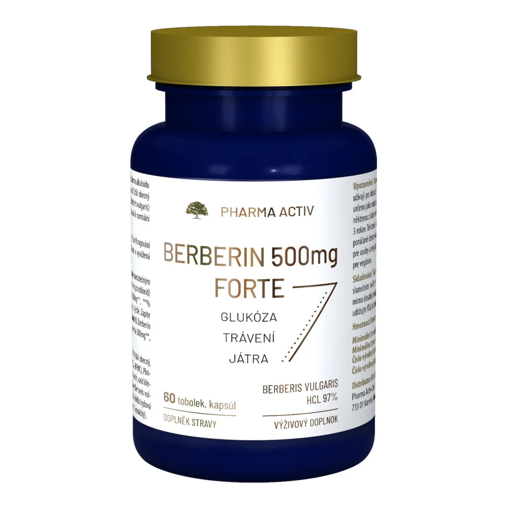 Pharma Activ Berberin FORTE 500 mg 60 tobolek